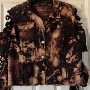 Denim Destressed jacket